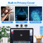 Webcam 4K avec anneau lumineux, autofocus, TOF, couverture privée, micro - 1080P 60FPS pour streaming Webcam 4K avec anneau lumineux, autofocus, TOF, couverture privée, micro - 1080P 60FPS pour streaming