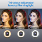 Webcam 4K avec anneau lumineux, autofocus, TOF, couverture privée, micro - 1080P 60FPS pour streaming Webcam 4K avec anneau lumineux, autofocus, TOF, couverture privée, micro - 1080P 60FPS pour streaming