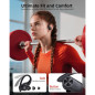 PocBuds Écouteurs Bluetooth Sans Fil 80h Autonomie Charge Sans Fil Étui Affichage Numérique IPX7 Noir PocBuds Écouteurs Bluetooth Sans Fil 80h Autonomie Charge Sans Fil Étui Affichage Numérique IPX7 Noir