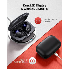 PocBuds Écouteurs Bluetooth Sans Fil IPX7 80h Autonomie