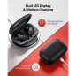 PocBuds Écouteurs Bluetooth Sans Fil 80h Autonomie Charge Sans Fil Étui Affichage Numérique IPX7 Noir PocBuds Écouteurs Bluetooth Sans Fil 80h Autonomie Charge Sans Fil Étui Affichage Numérique IPX7 Noir