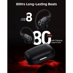 PocBuds Écouteurs Bluetooth Sans Fil IPX7 80h Autonomie