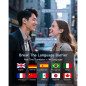 Écouteurs Traduction IA Temps Réel 144 Langues, Casque Traduction pour iPhone Android avec Étui Charge Écouteurs Traduction IA Temps Réel 144 Langues, Casque Traduction pour iPhone Android avec Étui Charge