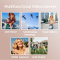 Caméra Vidéo Numérique 1080P 18X Zoom, Écran Rotatif 3, Anti-Tremblement, 48MP, Vlogging, 32GB + Batterie Caméra Vidéo Numérique 1080P 18X Zoom, Écran Rotatif 3, Anti-Tremblement, 48MP, Vlogging, 32GB + Batterie