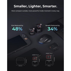 OBSBOT Tiny 3 : Webcam 4K AI, Audio Spatial et Suivi AI