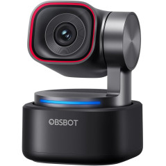 OBSBOT Tiny 3 AI 4K Webcam with Spatial Audio, AI Tracking & Gesture Control