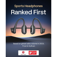Casque SHOKZ OpenRun Pro Sans Fil - Sport, Résistant, Micro