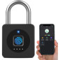eLinkSmart Cadenas Biométrique Sans Clé, Bluetooth, Résistant Intempéries pour Casier Gym, Clôture, Extérieur eLinkSmart Cadenas Biométrique Sans Clé, Bluetooth, Résistant Intempéries pour Casier Gym, Clôture, Extérieur
