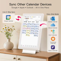 Calendrier numérique familial 15.6 interactif avec écran FHD