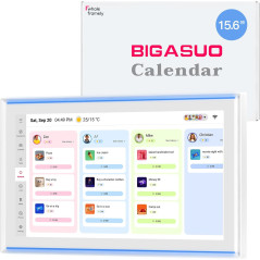 15.6 Family Digital Calendar & Planner - Touchscreen, Chore & Meal Chart
