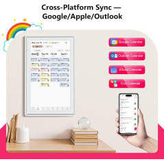 21.5 Full HD Digital Calendar & Planner with Touchscreen & LED Light