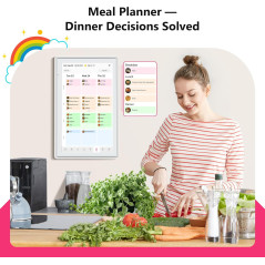 21.5 Full HD Digital Calendar & Planner with Touchscreen & LED Light