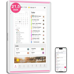 21.5 Full HD Digital Calendar & Planner with Touchscreen & LED Light