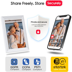 10.1 Frameo Digital Picture Frame WiFi HD Touchscreen 32GB Storage