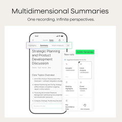 Enregistreur vocal AI Plaud Note Pro – Transcription & Résumé instantané