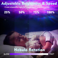 Projecteur Astronaute Galaxy LED 8 Couleurs avec Télécommande - Décor Enfants & Cadeau Fête