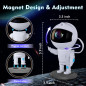 Projecteur Astronaute Galaxy LED 8 Couleurs avec Télécommande - Décor Enfants & Cadeau Fête Projecteur Astronaute Galaxy LED 8 Couleurs avec Télécommande - Décor Enfants & Cadeau Fête