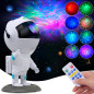 Projecteur Astronaute Galaxy LED 8 Couleurs avec Télécommande - Décor Enfants & Cadeau Fête Projecteur Astronaute Galaxy LED 8 Couleurs avec Télécommande - Décor Enfants & Cadeau Fête