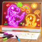 16 Rechargeable Doodle Glow LED Note Board with 7 Colors, Stand, 5 Markers & Tracing Book – Kids' Neon Art Toy 16 Rechargeable Doodle Glow LED Note Board with 7 Colors, Stand, 5 Markers & Tracing Book – Kids' Neon Art Toy