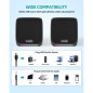 USB Powered Desktop Computer Speakers with 3.5mm Aux - Small PC Speakers for Desktop USB Powered Desktop Computer Speakers with 3.5mm Aux - Small PC Speakers for Desktop