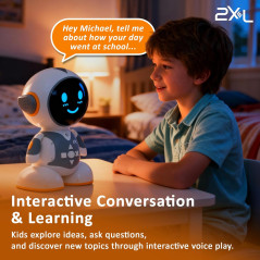 Robot interactif 2XL pour enfants – Jeux éducatifs multilingues