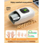 Appareil de Massage Main Chauffant et Compressif, 9 Modes, Soulagement Arthrite et Canal Carpien