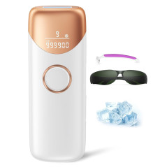 Ubroo IPL Laser Hair Removal Device with 5℃ Ice Cooling – At-Home Use