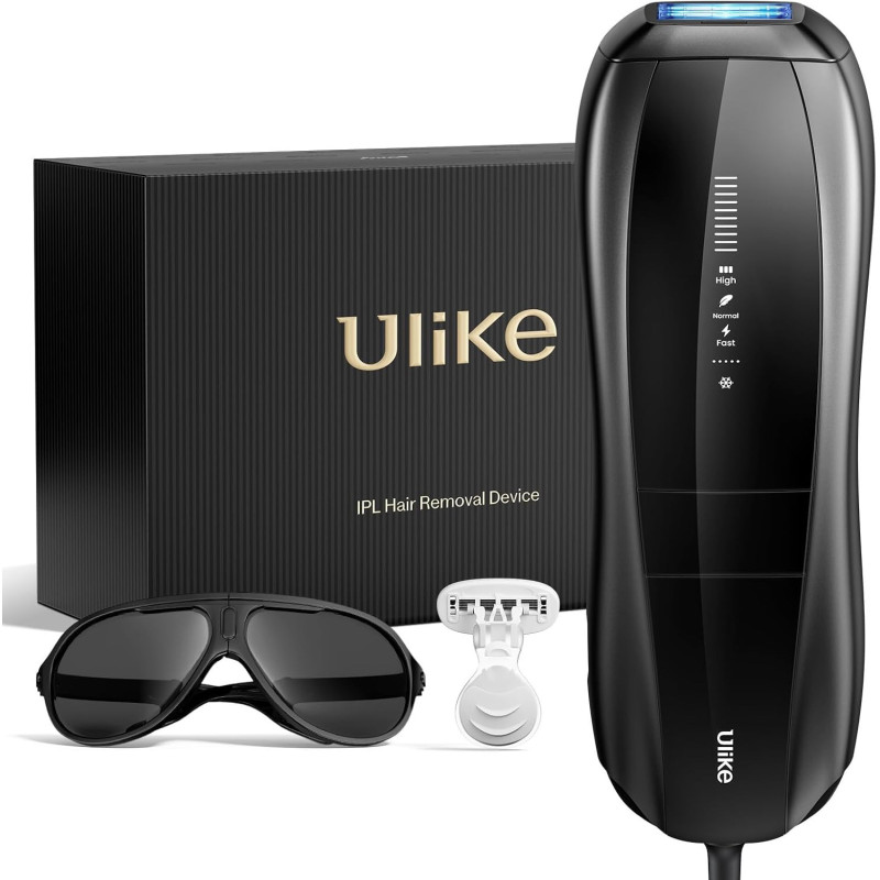 Ulike X IPL Hair Removal Device with Ice-Cooling & Dual Lights – Painless, Long-Lasting Smooth Skin