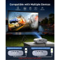 Mini Projecteur ELEPHAS Portable 7000L 1080P HD, Écran 200, Compatible iPhone/Android/TV Stick/HDMI/USB/SD