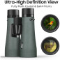 12x50 UHD High-Powered Binoculars with Phone Adapter, Lightweight, IPX7 Waterproof, BAK4 Prism for Hunting & Birdwatching 12x50 UHD High-Powered Binoculars with Phone Adapter, Lightweight, IPX7 Waterproof, BAK4 Prism for Hunting & Birdwatching