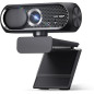 Webcam HD 1080P avec Microphone, Réduction de Bruit, Cache Confidentialité, Objectif Grand-Angle, USB Plug & Play Webcam HD 1080P avec Microphone, Réduction de Bruit, Cache Confidentialité, Objectif Grand-Angle, USB Plug & Play