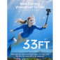 Caméra d'Action 4K Mini 64GB Waterproof WiFi Magnétique Portable pour Sports et Vlogging Noir Caméra d'Action 4K Mini 64GB Waterproof WiFi Magnétique Portable pour Sports et Vlogging Noir