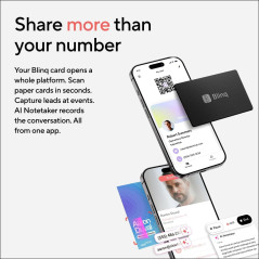 Blinq Carte NFC Numérique - Partage Instantané iPhone & Android