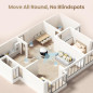 Enabot EBO Air 2 FamilyBot Caméra Sécurité Intérieure 2K, Robot Mobile, Vision Nocturne, Recharge Auto, Blanc Enabot EBO Air 2 FamilyBot Caméra Sécurité Intérieure 2K, Robot Mobile, Vision Nocturne, Recharge Auto, Blanc
