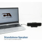 Barre de son stéréo USB Cyber Acoustics CA-2890 – Se fixe au moniteur, commandes pratiques Barre de son stéréo USB Cyber Acoustics CA-2890 – Se fixe au moniteur, commandes pratiques