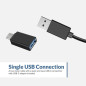 Barre de son stéréo USB Cyber Acoustics CA-2890 – Se fixe au moniteur, commandes pratiques Barre de son stéréo USB Cyber Acoustics CA-2890 – Se fixe au moniteur, commandes pratiques