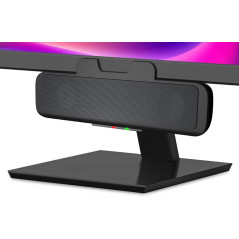 Cyber Acoustics CA-2890 USB Speaker Bar – Stereo, Clamp-On, USB Powered