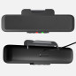 Barre de son stéréo USB Cyber Acoustics CA-2890 – Se fixe au moniteur, commandes pratiques Barre de son stéréo USB Cyber Acoustics CA-2890 – Se fixe au moniteur, commandes pratiques