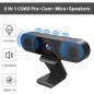 EMEET C980 PRO Webcam 1080P 3-en-1, Microphone à Réduction de Bruit, Haut-Parleurs, Correction Luminosité EMEET C980 PRO Webcam 1080P 3-en-1, Microphone à Réduction de Bruit, Haut-Parleurs, Correction Luminosité