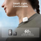 DJI Mic Mini Sans Fil (2 TX + 1 RX Mobile), Micro Cravate Ultra Léger, 300m, ANC, iPhone/Android/PC