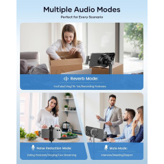 Wireless Lavalier Microphone for iPhone, iPad & Android – 2 Pack Mic Set