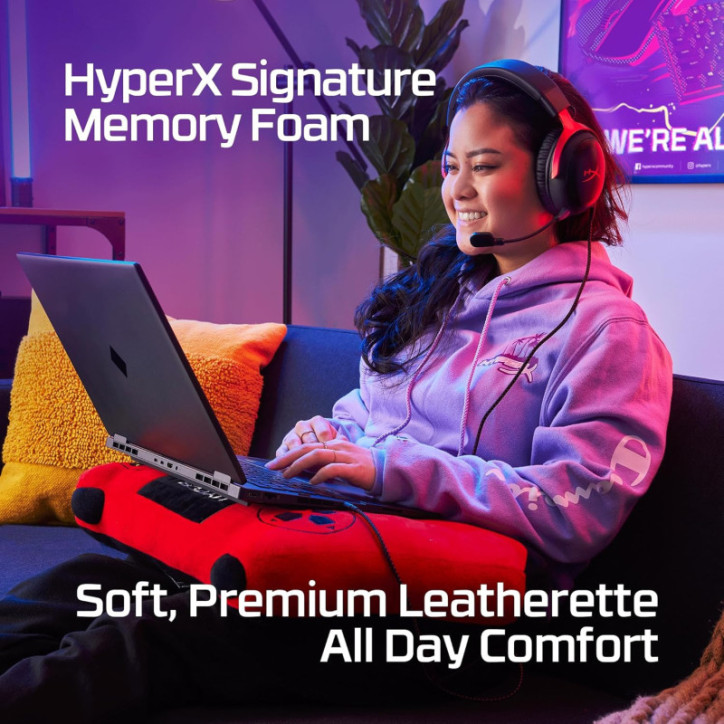 HyperX Cloud III Wired Gaming Headset for PC, PS5, Xbox Series X|S – DTS Audio, Memory Foam, USB-C/A, 3.5mm – Black/Red HyperX Cloud III Wired Gaming Headset for PC, PS5, Xbox Series X|S – DTS Audio, Memory Foam, USB-C/A, 3.5mm – Black/Red