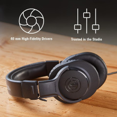 Casque Audio-Technica ATH-M20x Pro Studio Noir – Son Pro