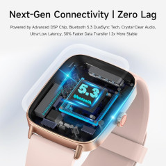 Montre Connectée Femme 1.85 HD Fitness Tracker IP68 Étanche
