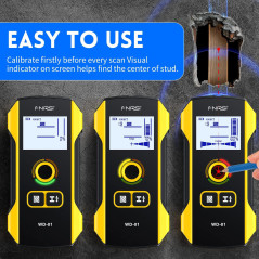 FNIRSI 6-in-1 Electronic Stud Finder – Wall Scanner for Wood, Metal & AC
