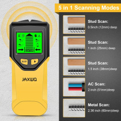 5-in-1 Stud Finder Wall Scanner with HD LCD & Microchip Detection