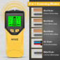 Détecteur de Montants 5-en-1 avec Écran HD LCD, Capteur Microprocesseur pour Bois, Métal, Câbles et Tuyaux Détecteur de Montants 5-en-1 avec Écran HD LCD, Capteur Microprocesseur pour Bois, Métal, Câbles et Tuyaux
