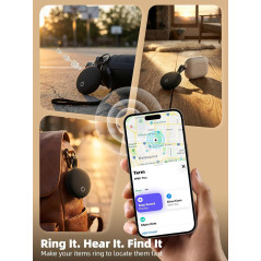 Air Tracker Smart Tags Bluetooth Key Finder - Waterproof, Replaceable Battery