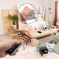 Localisateur de Clés Sans Fil 80dB, Portée 40m, 1 Émetteur & 4 Récepteurs, Lampe Torche Intégrée Localisateur de Clés Sans Fil 80dB, Portée 40m, 1 Émetteur & 4 Récepteurs, Lampe Torche Intégrée