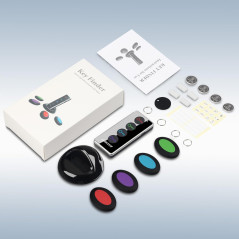 Localisateur sans fil 80dB, portée 40m, 4 récepteurs + lampe